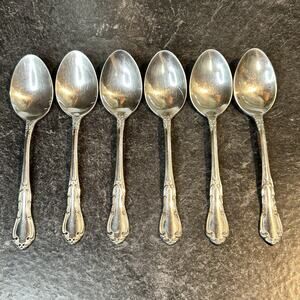 6- Towle Stainless Steel MERRIMACK 6” Teaspoons USA‎